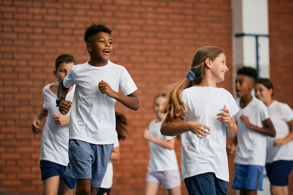 Kinderen gymles